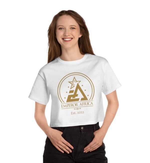 Women's Emperor Africa Cropped T-Shirt - Image 4